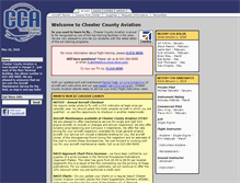 Tablet Screenshot of chestercountyaviation.com
